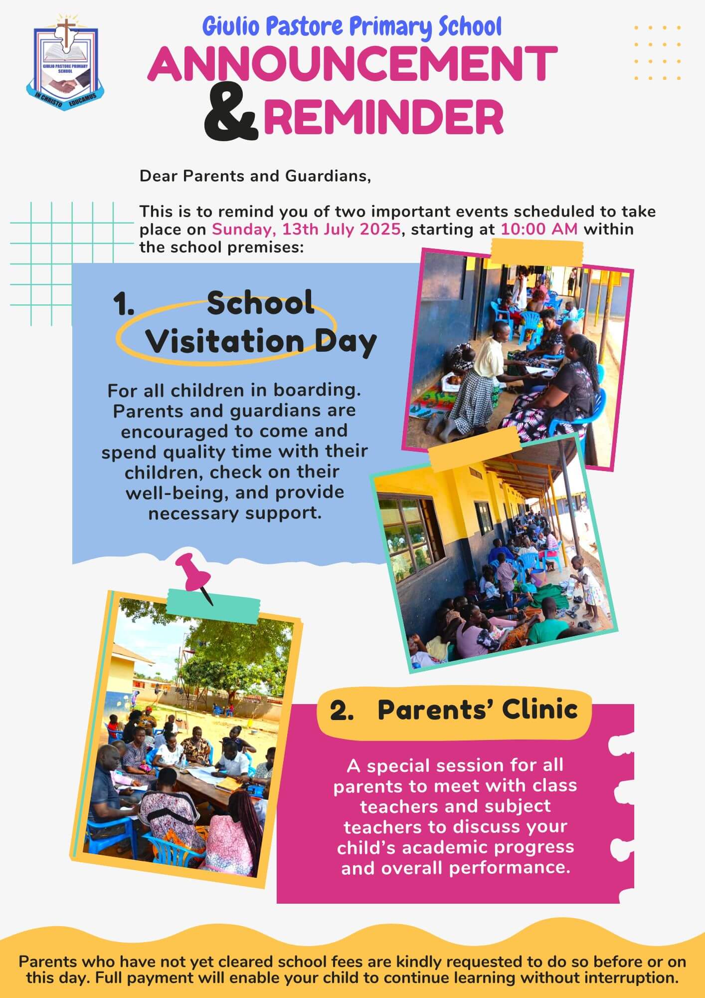 Parents' Clinic Day