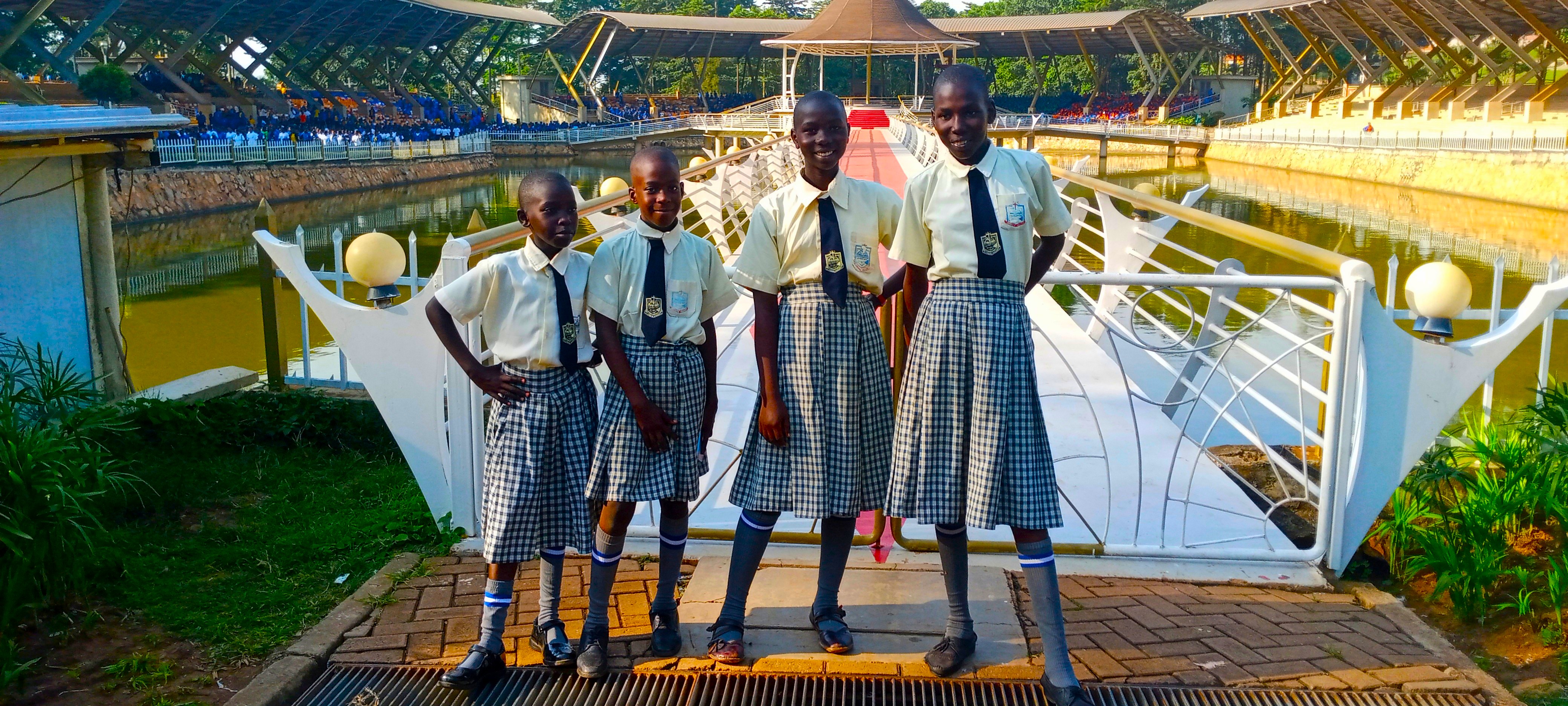 Pupils at Namugongo Catholic Shrine 2024