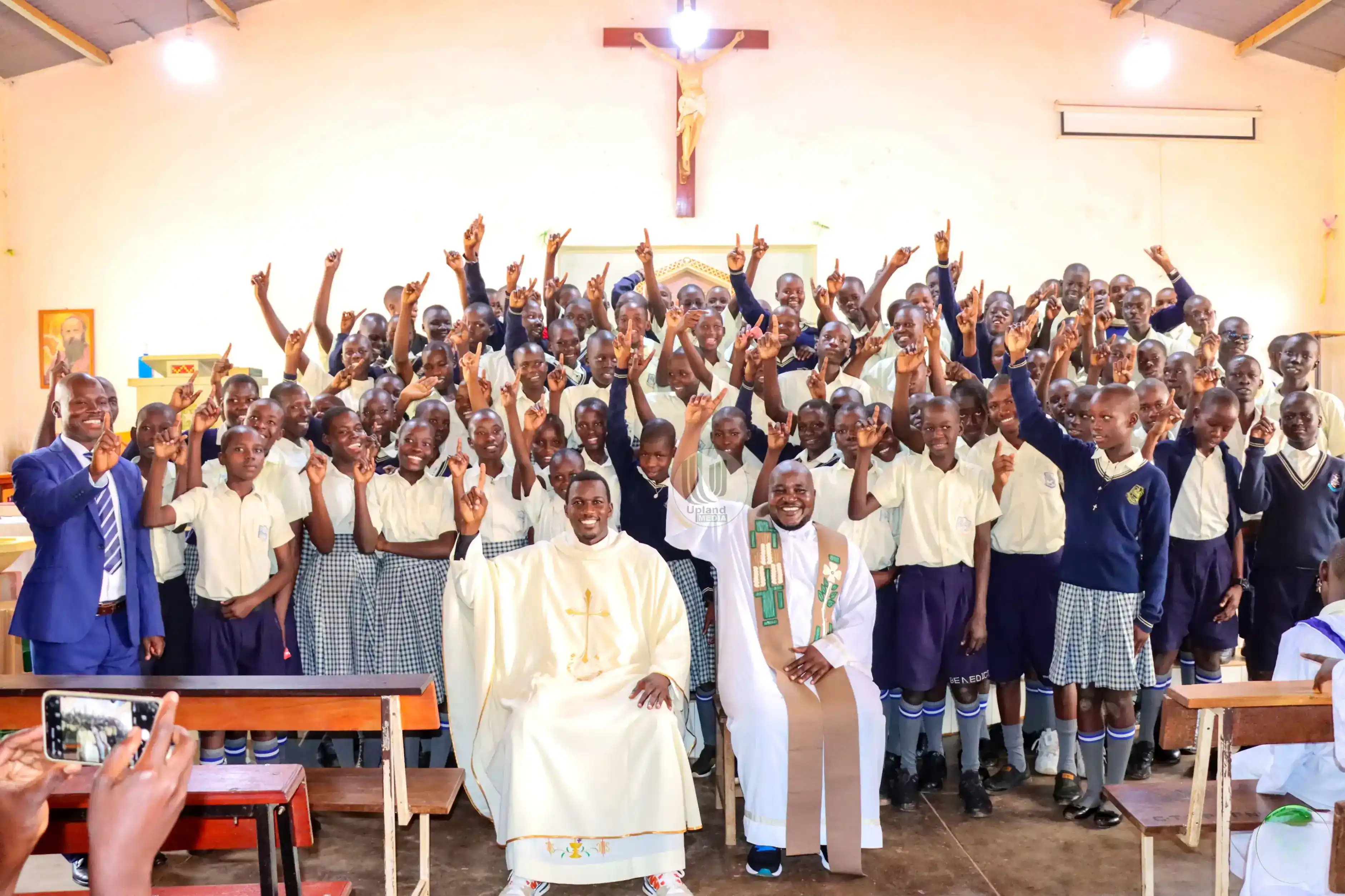 P.7 Candidates with the Parish Priests